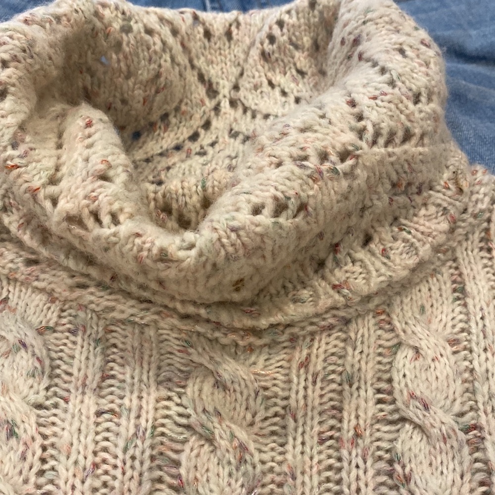 ANTHROPOLOGY KIMCHI & BLUE GORGEOUS COWL NECK SWEATER WITH DETAILS - Picture 14 of 16